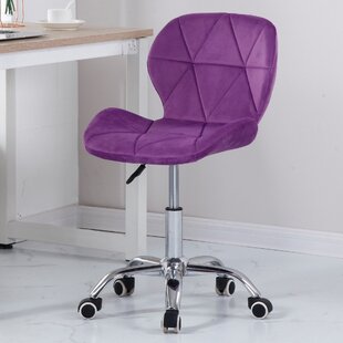 Purple rolling online chair